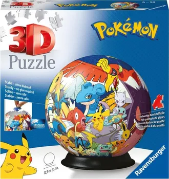 3D puzzle Ravensburger Puzzleball Pokémon 72 dílků
