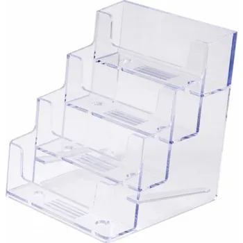 Reklamní Stojánek na vizitky SCRITTO, 4 kapsy (1)