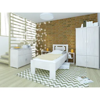 Postel Buková postel NAOMI Supra 90×200 zvýšená