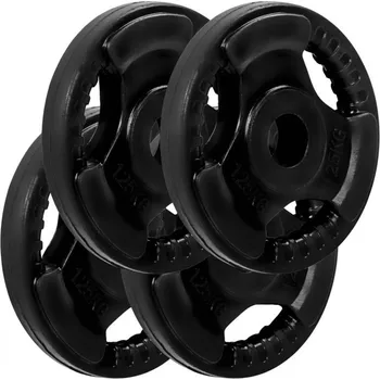 MOVIT sada závaží na činky s gumovým úchyt, 1,25 kg, litina