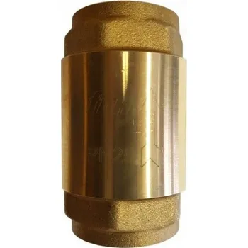 Fitinka Mosazná klapka zpětná závitová s kovovou vložkou 3/8"