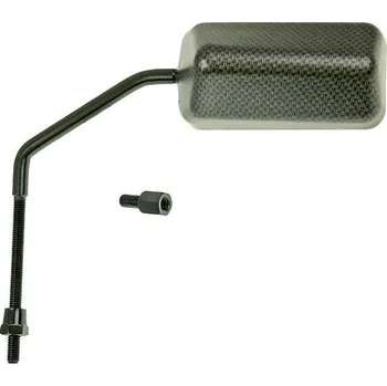 Zrcátko pro motocykl Kyoto Zrcátko F1 carbon-look pravá / levá včetně adaptéru, dlouhý závit 17170