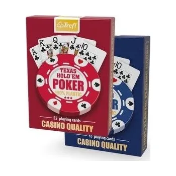 Pexeso Karty - Plastik Poker TREFL