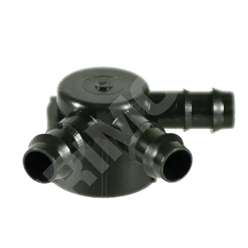 Gola hlavice Hlavice 1" se 3 vývody 16 mm, ABS (Hlavice s 1" vnitřním připojovacím závitem se 3 vývody 16 mm - extra pevný černý ABS - 16 mm)