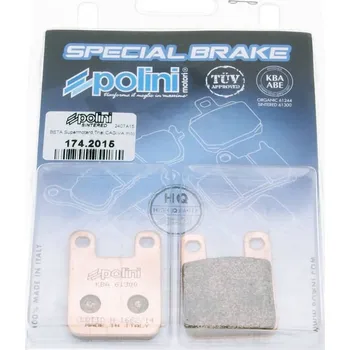 Auto-moto Brzdové destičky Polini sintr, Derbi Gilera Italjet Peugeot 174.2015