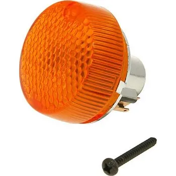 Směrový světlomet Vparts Blinkr Vicma, přední, oranž sklo, Benelli Pepe Malaguti F12 VC20571