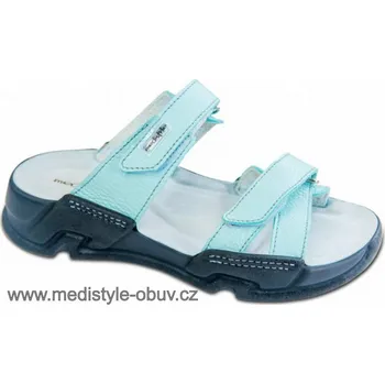 Dámská zdravotní obuv MEDISTYLE BOHDANA 1B-L19/TL pantofel modrý vel.37-42, --- - 42