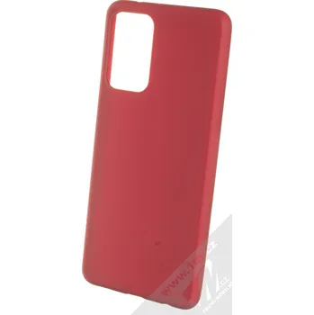 Pouzdro na mobilní telefon 1Mcz Matt TPU ochranný kryt pro Samsung Galaxy A72, Galaxy A72 5G tmavě červená (dark red)