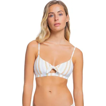 Dámské plavky plavky Roxy PT Beach Classics Mod Athletic Tri - XWNK/Bright White Louna Stripes XL