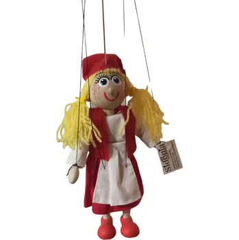 Dřevěná hračka Červená Karkulka