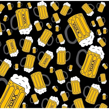 Čepice Multifunkční návlek (šátek, čelenka, čepice) VoXX - PIVO černá