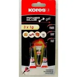 KORES Power Glue Gel 3 x 1 g