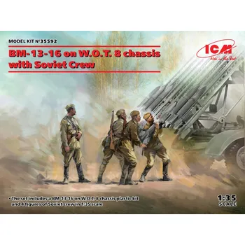 Modelářství 1/35 BM-13-16 on W.O.T. 8 chassis w/ Soviet Crew
