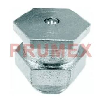 Nerezová mazací hlavice plochá T1B M10x1 d=16 mm s=14 mm, LUKO M01140030