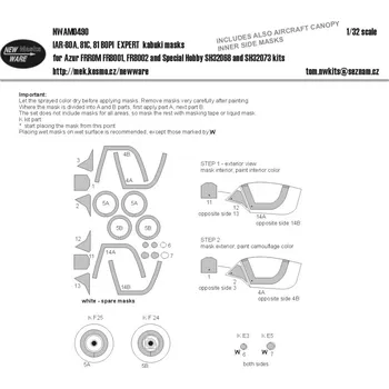 Pleťová maska 1/32 Mask IAR-80A, 81C, 81 BOPI EXPERT (FRROM/SH)