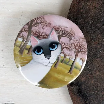 Dekorativní magnet Zuzana Honsová Kocour Modroočko magnet 56 mm