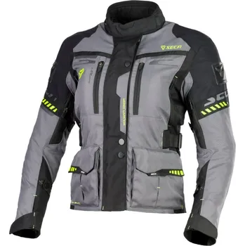 Moto bunda Dámská moto bunda SECA Arrakis II Lady šedo/černá L