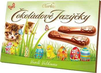 Čokoláda CARLA Čokoládové jazýčky Velikonoce 100 g