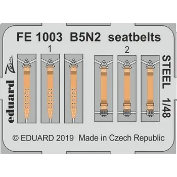 Plastikový model 1/48 B5N2 seatbelts STEEL (HAS)
