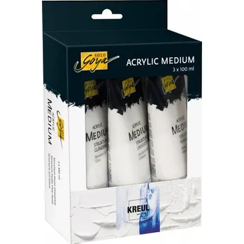 Olejová barva Solo Goya Sada Strukturovací pasta 3 druhy