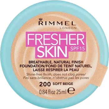Make-up Recenze Rimmel London Fresh Skin SPF15 25 ml 200 Soft Beige