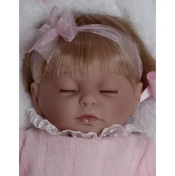 Panenka Spící holčička - Kristýna v zavinovačce od firmy Guca (Realistické miminko ze Španělska)