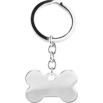 Přívěsek Ocelový přívěsek na klíče - kost