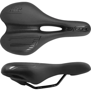 Sedlo na kolo sedlo FORCE ZARA turistické dámské, černé mat/lesk ZDARMA zašlem