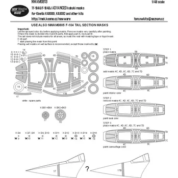 Plastikový model 1/48 Mask TF-104G / F-104DJ ADVANCED (KIN)