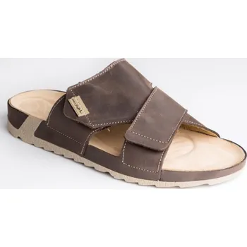 Dámská zdravotní obuv MEDISTYLE TOMÁŠ 6T-J14 pantofel hnědý, hnědá - 42