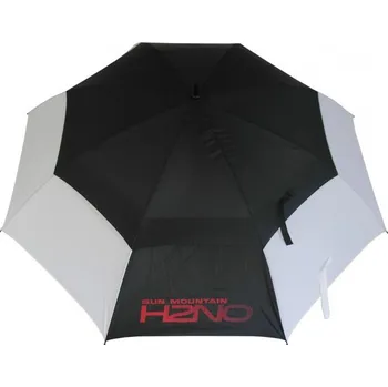 Deštník SUN MOUNTAIN Sun Mountain UV H2NO golfový deštník BLACK/WHITE/RED