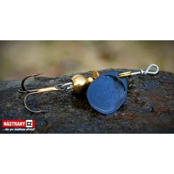 Umělá nástraha Rotační třpytka MEPPS Aglia 0 - Color: black