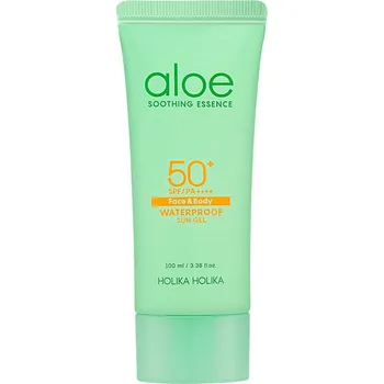Přípravek na opalování Holika Holika Aloe Soothing Essence Waterproof Sun Gel SPF50+ 100 ml