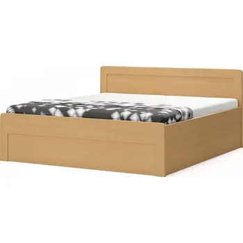 Postel BMB Postel Marika Family oblá - imitace dřeva Dekor: Buk, Provedení: Bez roštu, Rozměr: 160 x 200 cm