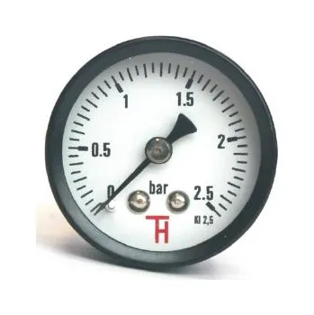 Barometr Manometr 0-4 bar G1/8. DN40 ZV THERMIS manometr standardní, průměr 40mm, bez glycerinu, zadní přípoj