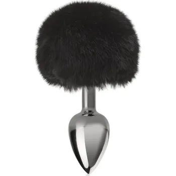 Anální kolík ANÁLNÍ KOLÍK, PLUG Z NEREZOVÉ OCELI S KOŽEŠINOVÝM OCÁSKEM - 55940214