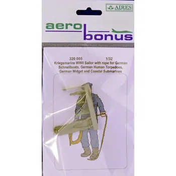 Plastikový model 1/35 Kriegsmarine WWII sailor w/ rope (1 fig.)