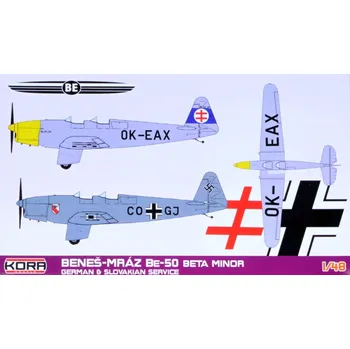 Plastikový model 1/48 Be-50 Beta Minor German & Slovakian service