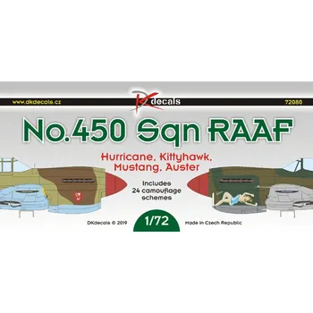 Plastikový model 1/72 No.450 Sqn RAAF (24x camo)