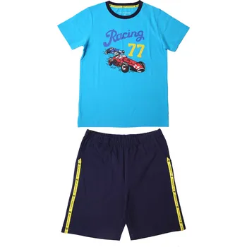 Chlapecké pyžamo Chlapecké krátké pyžamo modré WOLF S2168 Velikost: 146