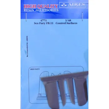 Plastikový model 1/48 Sea Fury FB.11 control surfaces (AIRFIX)