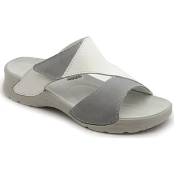 Dámská obuv MEDISTYLE DITA 4D-T16/1-1 pantofel šedo-bílý, šedo-bílá - 40