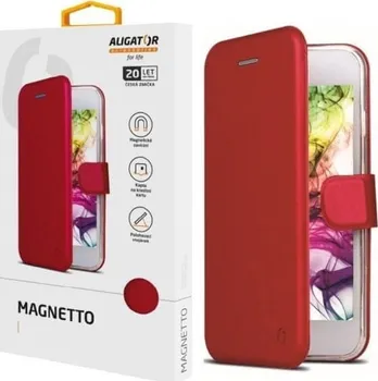 Pouzdro na mobilní telefon Aligator Magnetto pro Samsung A41 červené