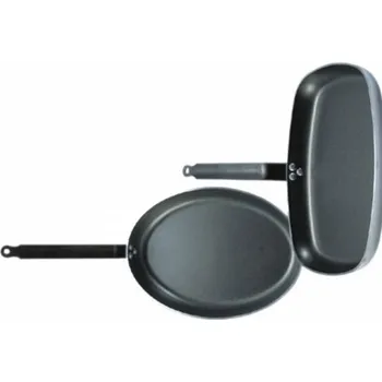 Pánev Teflonová pánev obdélníková a oválná na ryby Varianta: Teflonová pánev obdélníková na ryby 380x260x42mm D-8184-38