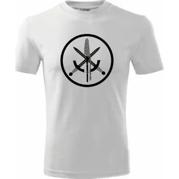Pánské tričko STRIKER Tričko 73.tankový prapor Hanácký Přáslavice Barva: Bílá, Velikost: XXL