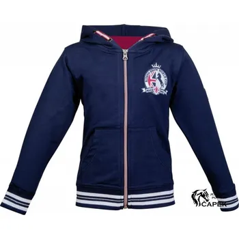 Dětská mikina HKM -RIDING SHOW- - Tmavě modrá - 128/134