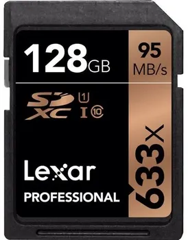Paměťová karta Lexar SDXC 128 GB Class 10 UHS-I (LSD128CB633)