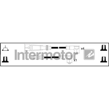 Zapalovací a žhavicí svíčka Zapalovací kabely AUDI 80 1.6 81kW