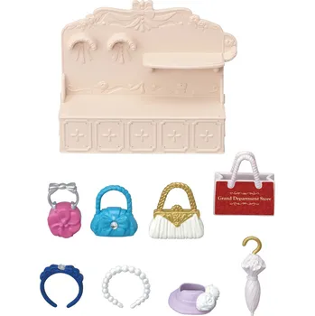 Doplněk k figurce Sylvanian Families 6015 Město módní butik s kabelkami a doplňky