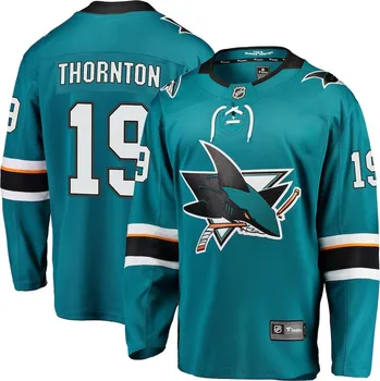 Fanatics Pánský dres San Jose Sharks NHL #19 Joe Thornton Breakaway Alternate Jersey Velikost: M, Distribuce: USA